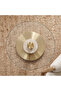 Modern Chic Design Tempered Glass Round End Table - Gold - 3