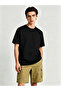 Men Black Round Neck Short Sleeve T-Shirt
