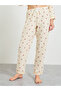 Striped Cherry Print Long Sleeve Pajama Set - 4