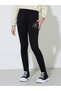 Teen Girls Beige Graphic Print Hoodie and Black Leggings Set - 5