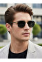 Gold Square Frame Sunglasses - 2