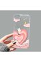 iPhone 7/8/Se 2020 2022 Compatible Transparent Silicone Case Starry Sky Cute Bear Pattern Camera Protected Anti-Knock