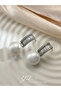 Faux Pearl Stud Earrings