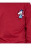 Boys Red Chest Embroidery Oversized Sweatshirt - 4