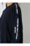 Black Longline Slogan Sweatshirt - 5