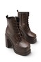 Women's High Heeled Shoes 00122020 Brown - 2