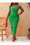 Rochie maxi, verde - 3XL
