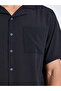 Charcoal Solid Pocket Detail Shirt and Straight Leg Pants Pyjama Set - 3