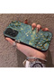 Samsung Galaxy A73 Compatible Retro Oil Painting Apricot Blossom Pattern Case, Full Lens Protection - 2