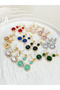 Embellished Dangle Earrings - 2