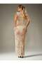 Rochie maxi, bej - M - 2