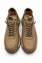 Khaki 100% Leather Men's Casual Sports Shoes |   Eva Sole Full Mold |   Stretchy Smart Laces Full Orthopedic |   Modern Casual Men's Sneaker Shoe Model for Comfortable and Comfortable Daily Use - 3