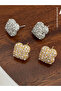 Embellished Stud Earrings - 2