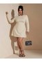 Rochie mini, bej - 2XL - 4