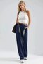 Modal shawl belt detailed trousers - 4