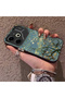 Tecno Pova 6/Pova 6 Pro 5g Compatible Retro Oil Painting Apricot Blossom Pattern Case, Full Lens Protection - 2