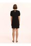 Rochie mini, neagră - S - 2