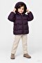 Unisex Children's Fleece Hooded Inflatable Coat - 2