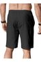 Comdecevis Men's Cotton Linen Casual Shorts - 2