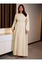 Rochie maxi, bej - 1XL