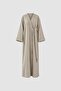 Line Textured Tensel Abaya Stone - 2