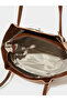 Khaki Tote Bag with Contrast Straps - 5