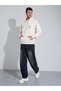 Front and Back Graphic Print Oversize Fit Hoodie - 2