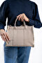 Women's Mink Canvas Shoulder Bag - 7