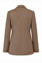 Single Button Suede Blazer Mink Jacket with Flap Pockets 0070 - 6