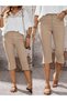 3/4 Pants, beige - 27