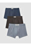 Indigo Cotton Flexible 3-Piece Men's Boxers