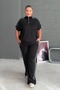 Stoned O.Y.Ş Fabric Draped Tracksuit Set - 2