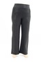 Plus Size High Waist Elastic Stone Stripe Detailed Wide Leg Women's Trousers - 3