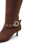 Selene Amara Women's Pointed Toe Thin Heeled Boots 0012301 Brown Suede - 7