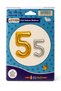 Five Number Helium Balloons Yellow 40"100 cm - 2