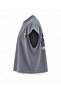 Morning Ride Printed Boxy Oversize Sleeveless Biker T-Shirt - Anthracite - 3