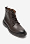 Men's lace-up boot real leather fr bram brown - 2