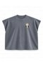 Jujutsu Kaisen Ryomen Sukuna Taht Manga Panel Printed Boxy Oversize Sleeveless T-Shirt - Anthracite