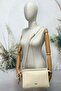 67-6026 Women's Beige Portfolio Bag - 4
