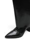 Larissa Diva Women's Pointed Toe Heeled Boots 00127012 Black Rustic - 5