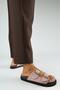Sevalli 2 Women's Leather Genuine Leather Double Buckle Powder Slippers - 7