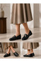 -- Women's Genuine Leather Ballerinas, Inside-Out Office Casual Stylish Shoes