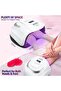 Uv Led Nail Lamp, 168W Fast Light For Nails Gel Polish, Professional Curing With 4 Timer Setting Auto Sensor, Dryer Fingernail And Toenail Home Salon Use, Art Tools - 5