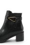 Alya Nina Women's Heeled Boots 0012742 Black Skin - 7