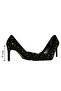 Black suede women's stiletto - 3