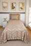 Ruffle Sementina 2 Piece Single Pique Set Beige