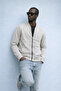 Men's Hakim Collar Winter Cream Sweatshirt - 5