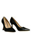 Black Leather Women's Stiletto - 2