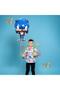 Sonic Hedgehog Concept Foil Balloon Set 5 Pieces - Sonic Birthday Party Balloon Garland - 2