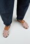 Gizemi Women's Genuine Leather Caged Powder Slippers - 8